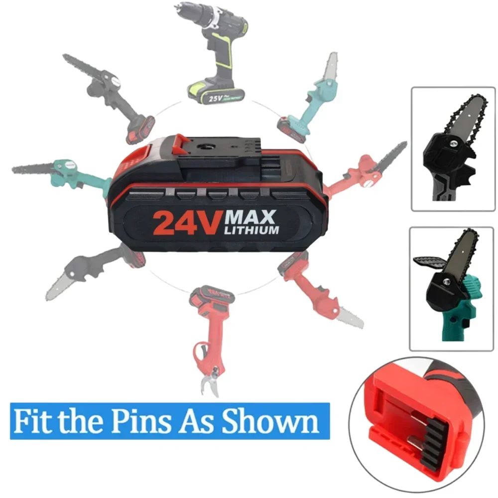 For Worx Cordless Rechargeable Batteries Replacement Parts Compatible Impact Drills Electric Scissors Saws - 48V 24VF 36VF 21V