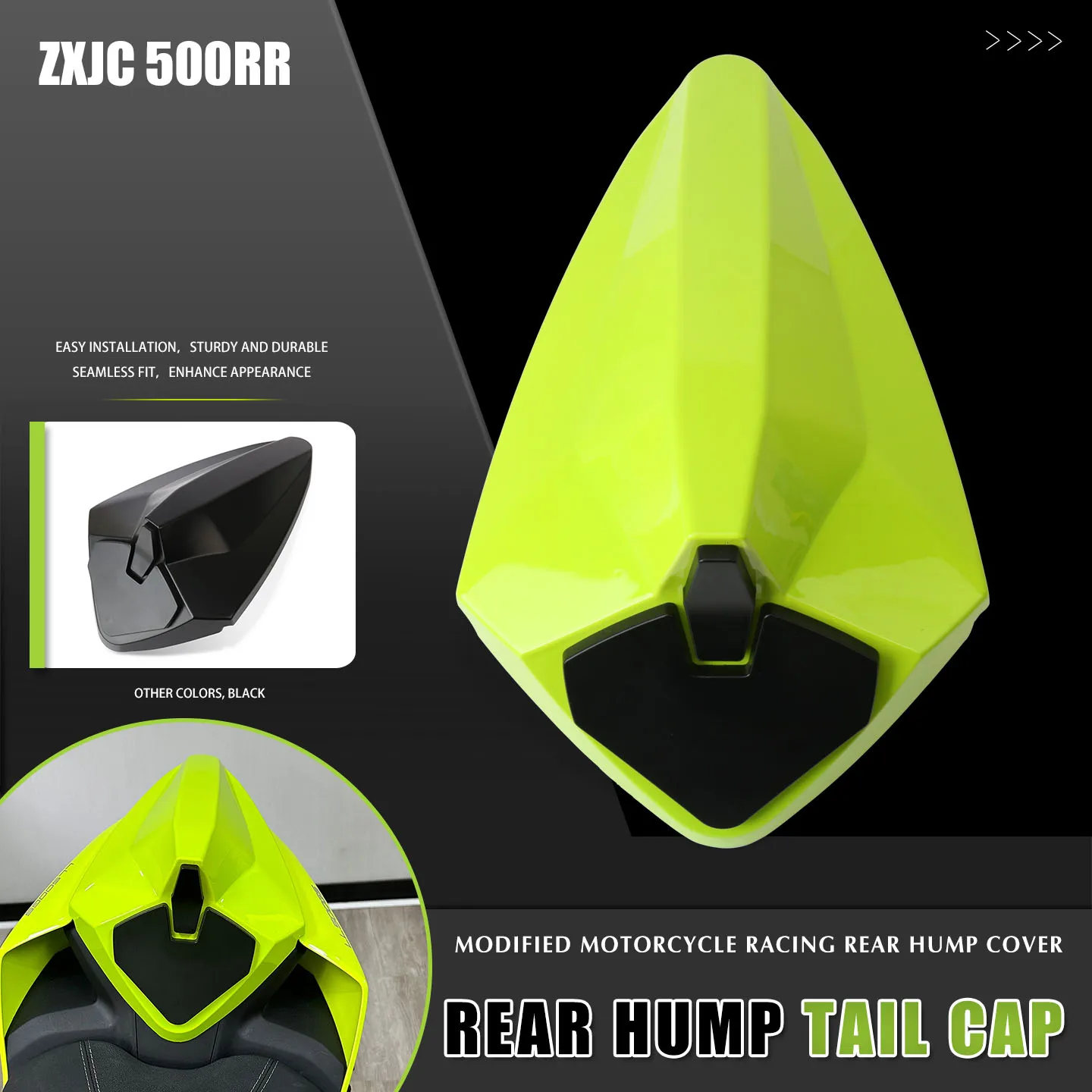 

Motorcycle Rear Seat Cowl Rear Hump Tail Cap Fairing Accessories For ZXJC 500RR zxjc 500 rr