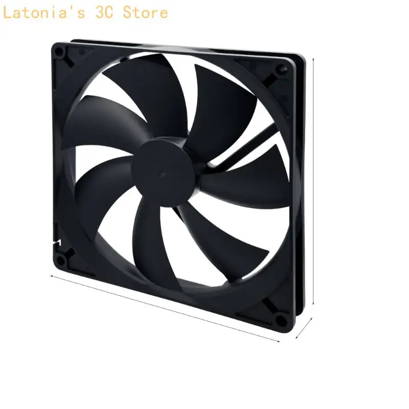 180x180x25mm Lüfter 80CFM Luftstrom 12V für verschiedene Umgebungen Geräuscharm X3UB – Detail 6