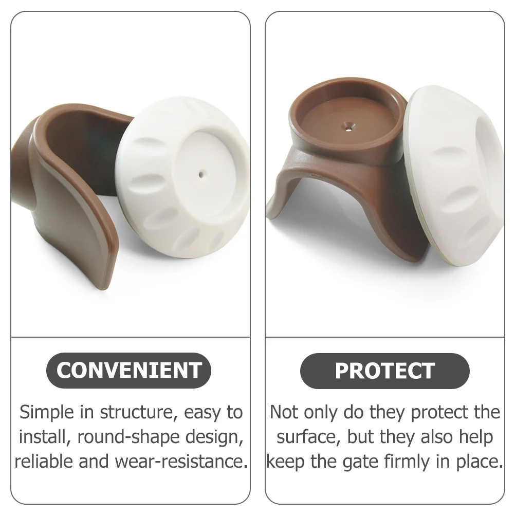 4 قطعة جدار الحرس الصلبة الطفل الحيوانات الأليفة بوابة السلامة حامي منصات الضغط جبل بوابة جدار مصدات الحرس لسلالم المدخل