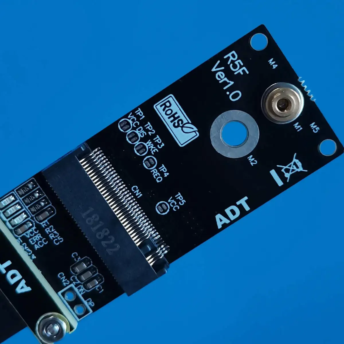 PCIe 3.0 X16 To M.2 A.E. Key WiFi Adapter Extension Cable Wireless Network Card Cable Converter Expansion 8G/bps ADT