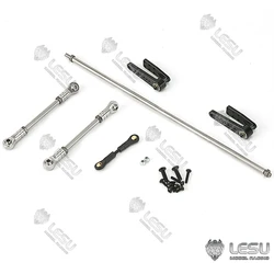 LESU Metal Extended Steering Linkage Rod for 1/14 RC Tamiyay Model 8*8 8*4 Tractor Truck Remote Control Toys Dumper Th15867
