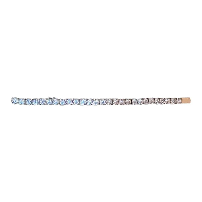 2026 Super Flash Diamond-Encrusted Side Bangs Hairpin Korean Versatile Four-Piece One-Word Clip Internet Celebrity Hair view 5