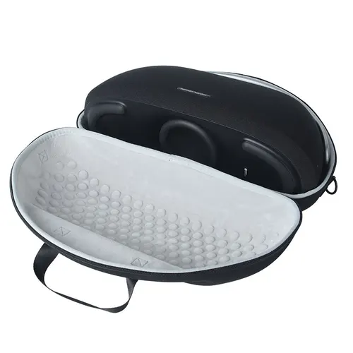Imagen 2 del producto La más nueva funda de viaje dura de EVA para altavoz Harman Kardon GO + PLAY3 con correa ajustable para el hombro, bolsa protectora de almacenamiento para transporte