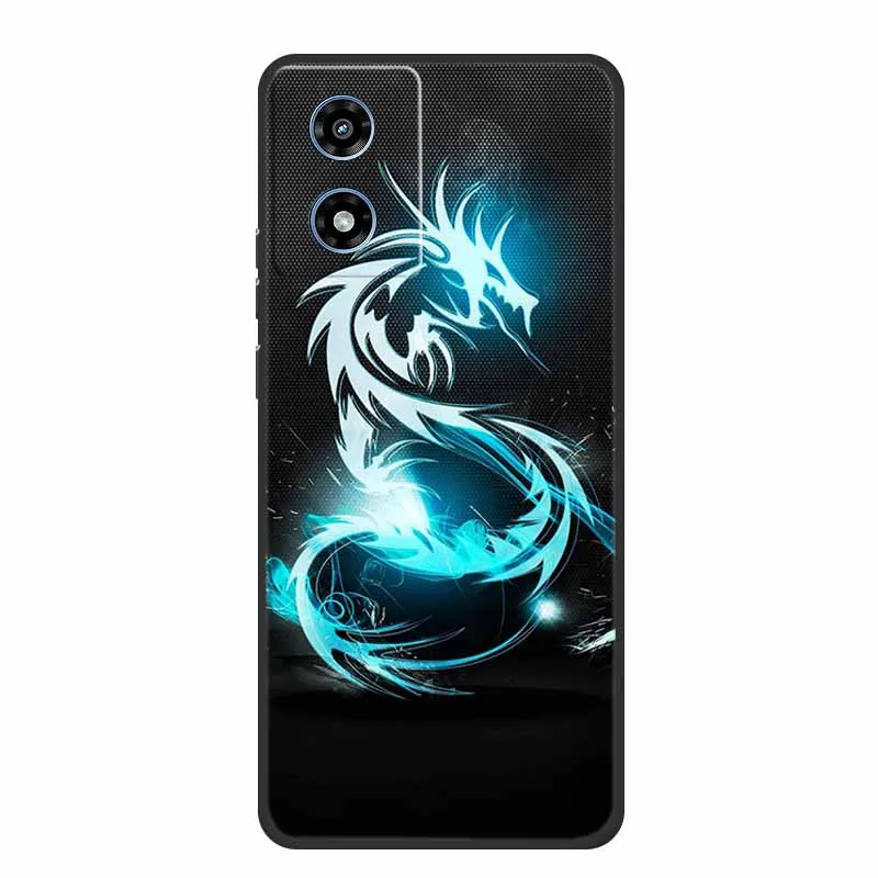 Phone Case For Moto G Play 2024 Case GPlay Phone Cover Black Silicone Soft Coque For Motorola G Play 2024 Back Cover Case 6.5\