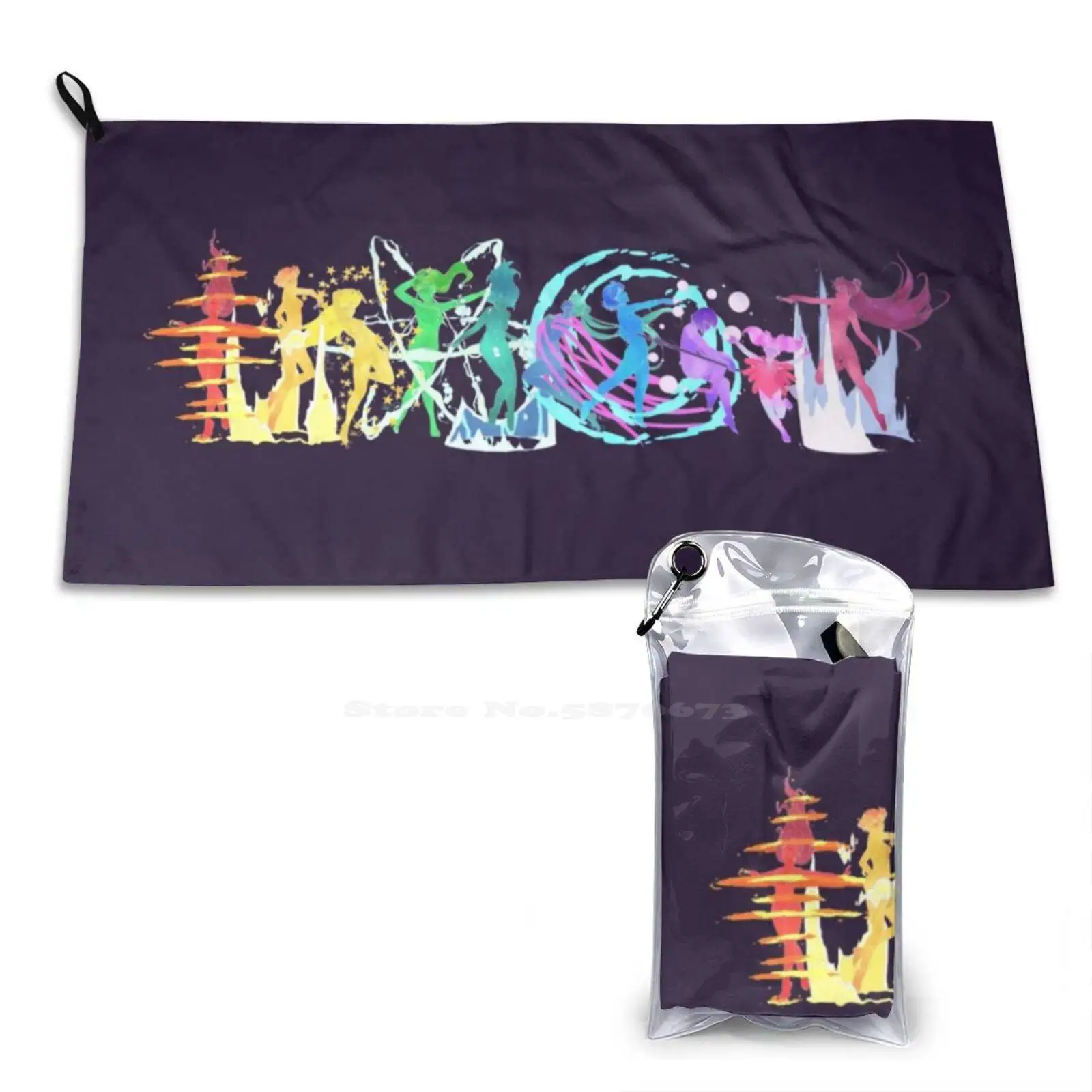 Senshi Rainbow Soft Towel Quick Dry Beach Towel