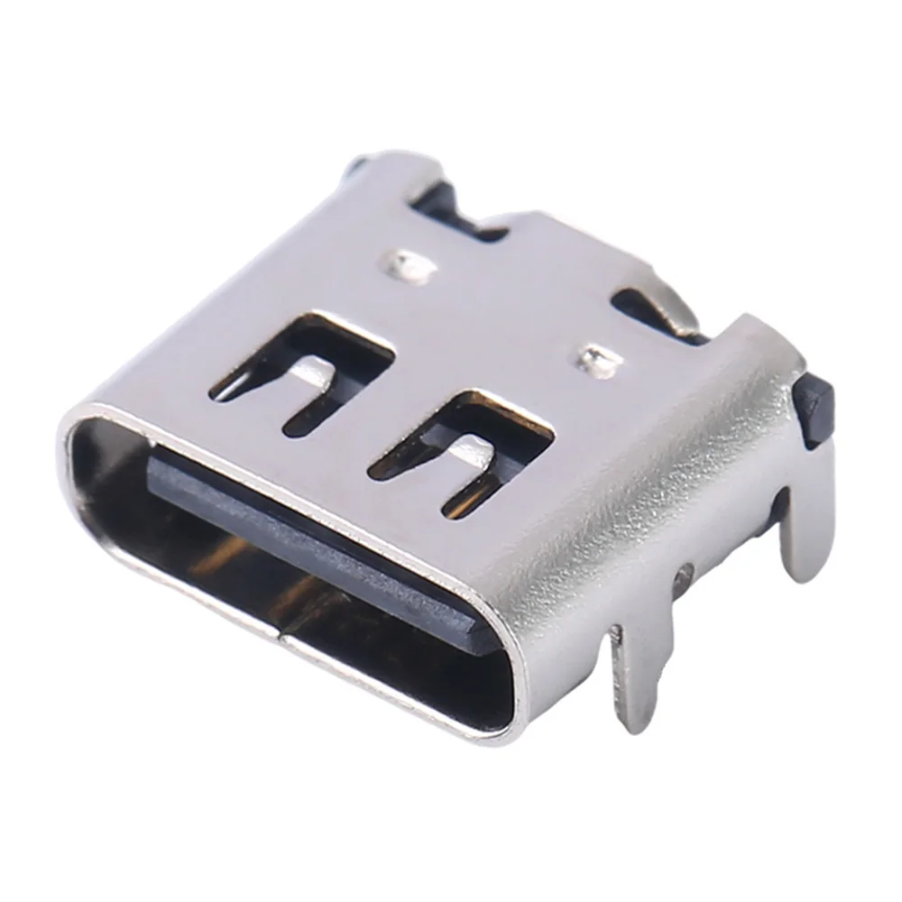10pcs USB-3.1 USB Connector Type C Horizontal Mid Mount 16P Female charger adapter DIY Type C Fast charging high current Port