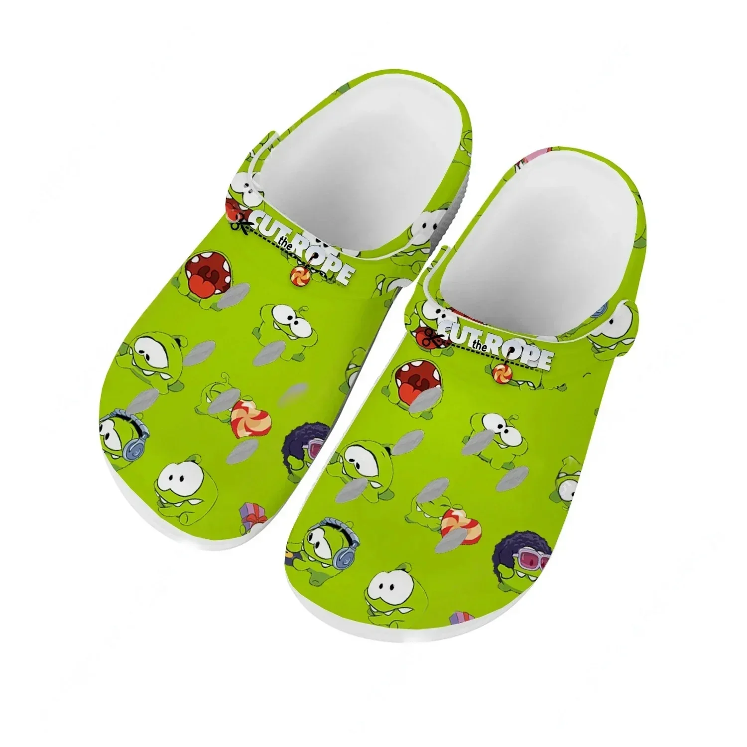 Cut The Rope Water Shoes Mens Womens Comfortable Fashion Home Garden Clogs Customizd Sandals Beach Breathable Hole Slippers