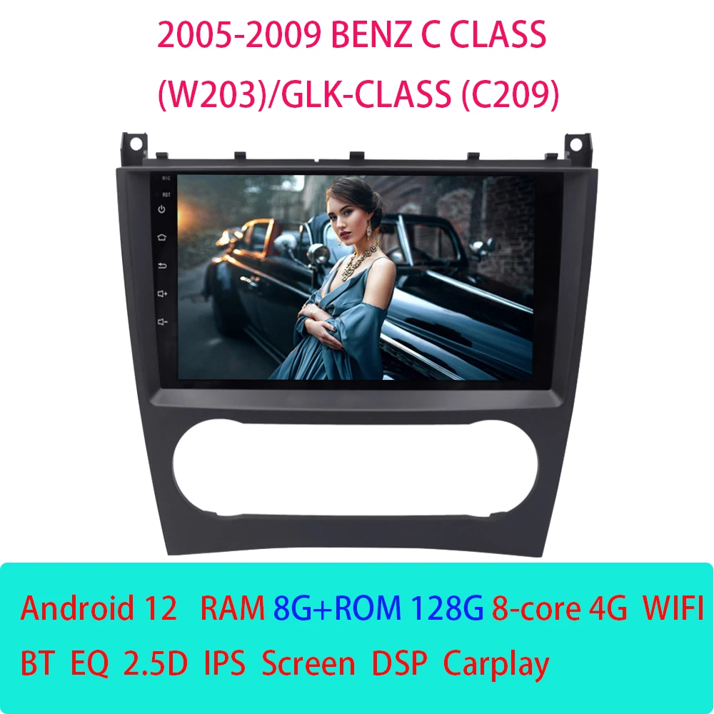 For Benz C W203 / GLK-CLASS C209  2005-2009 Car Radio Multimedia Player DSP   Core Intelligent System