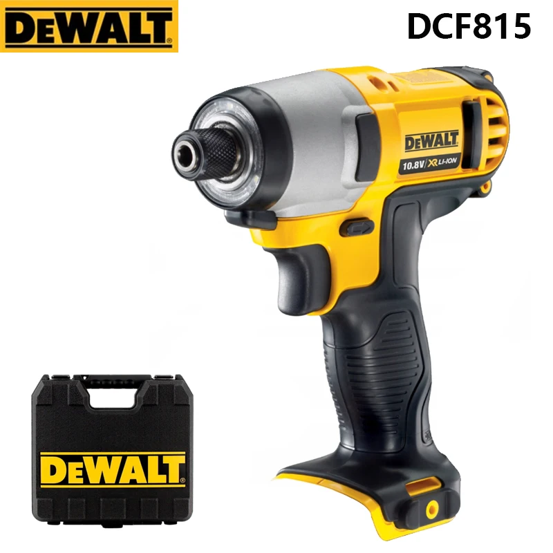 DEWALT DCF815 10.8V Cordless Electric Drill Screwdriver 107 N.m  Impact Driver 1/4 inches Multifunction Rechargeable Power Tools