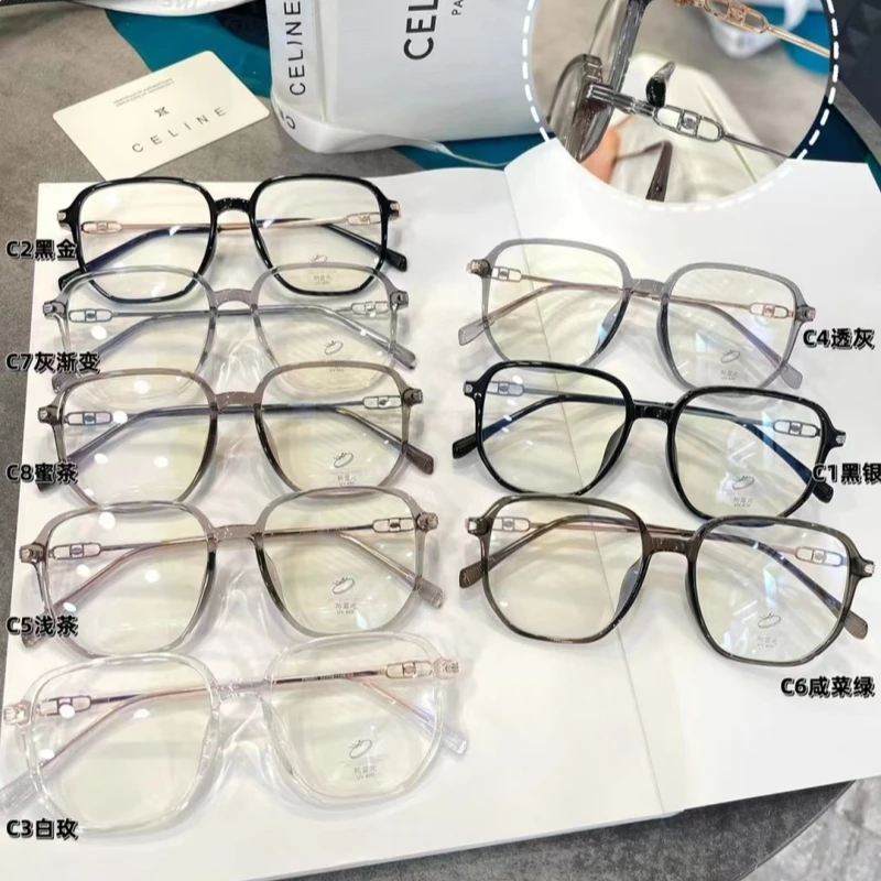 

Big Square Eyeglasses Frames Women Men Customize Myopia Optical Lenses Simple Spectacles Eyewear Frame for Reading Glasses