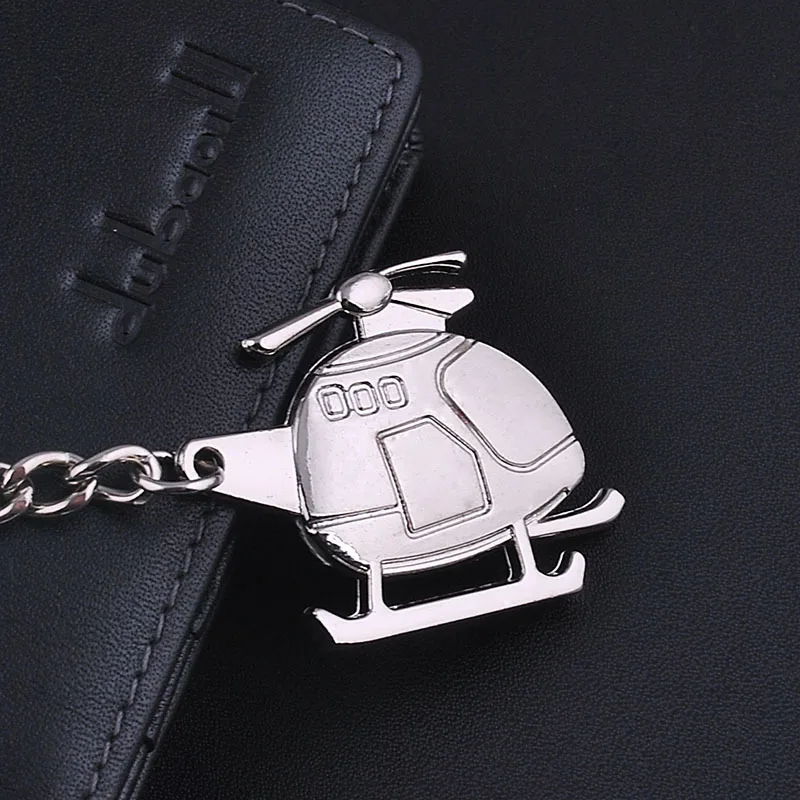 Metal Model Airplane Aircraft Key Chains For Women Men Charm Pendants Car Keyring Airliners Helicopter Jewelry Gift