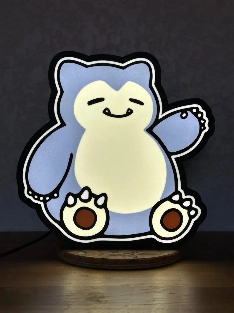 

Светодиодный лайтбокс в стиле Snorlax