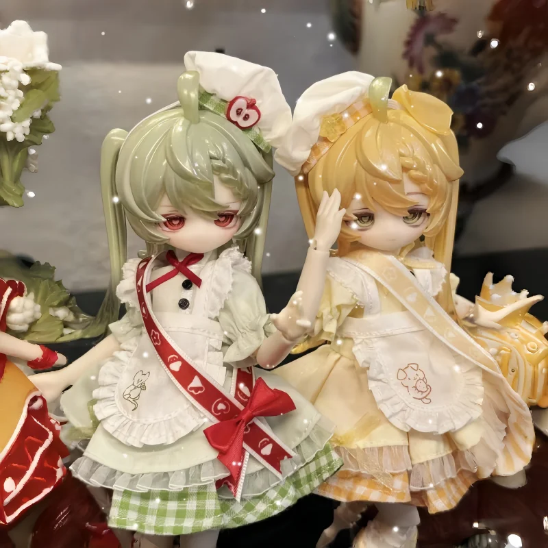 

Genuine Inedible BJD Doll 8 Points Movable Lunar Lore Kawaii Maid Outfit Mango Dog Christmas Gifts Cute Desk Ornaments Toy