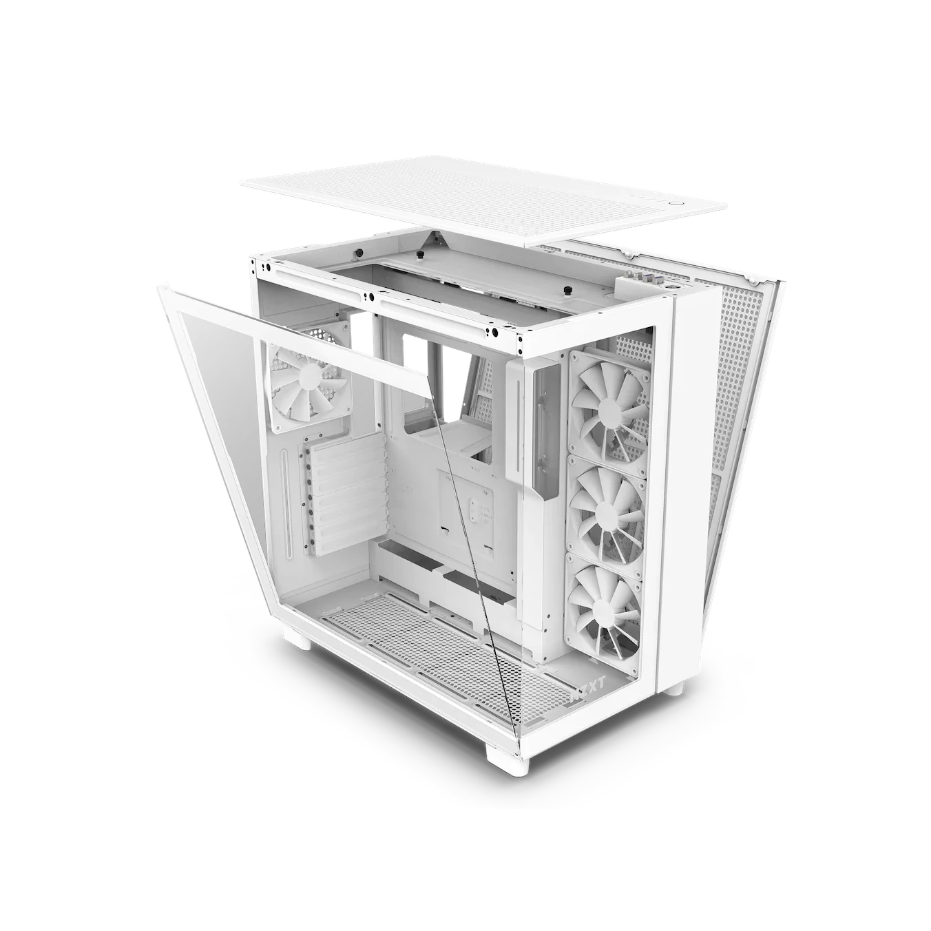 Hot Sale Computer NZ Case H9 Flow Wit RGB Middle Tower Case PC Gaming CASE