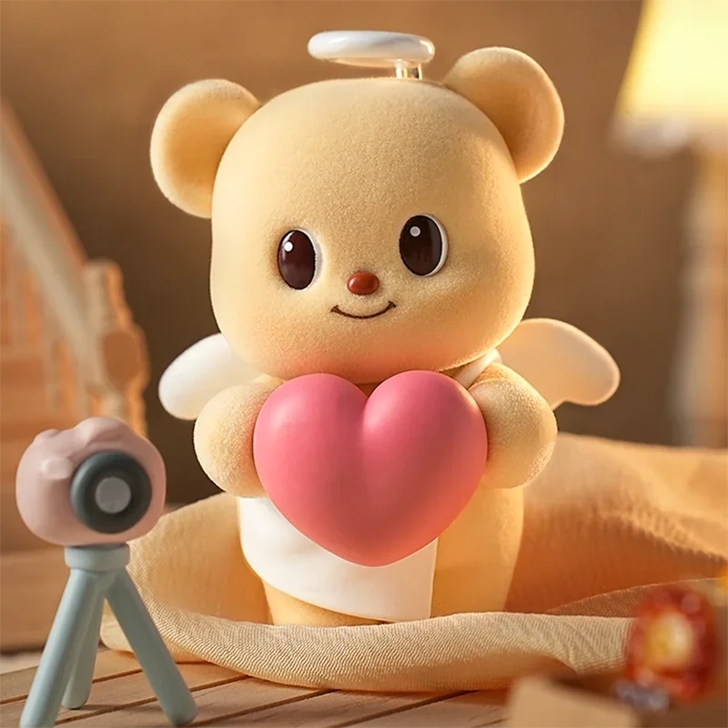 

PLZDOTT Butterbear Leisure Time Series Blind Box Toys Kawaii Anime Action Figure Surprise Mystery Box Dolls Girls Gift