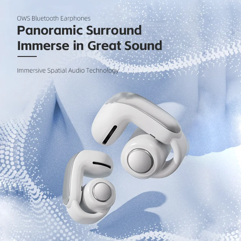 Auriculares inalámbricos V12 con Bluetooth, cascos con carga, conducción ósea, deportivos, con micrófono, de alta calidad