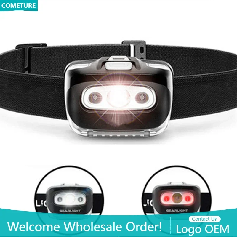 

XPE LED Headlight Adjustable Waterproof Flashilight Battery Power Head Torch Outdoor Survival Camping Tools