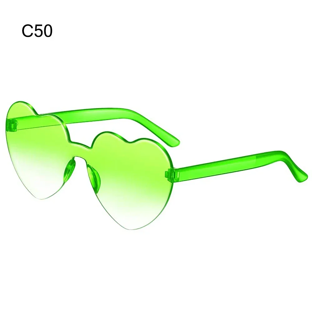 ?Women Green Heart Shaped Sunglasses Fashion Ski Goggles Oversize Love Glasses 61mTYoLR7VL._AC_SY350_QL65_.jpg main image 3