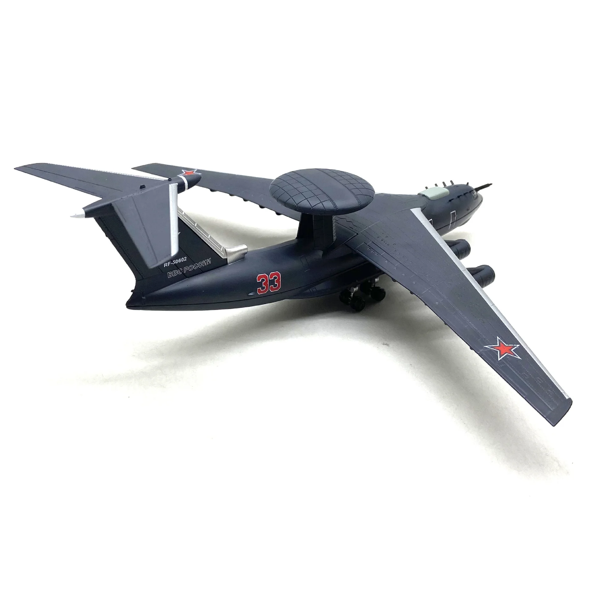 1/200 Scale Soviet Beriev A-50u Early Warning Aircraft Simulation Alloy Fighter Aircraft Model Finished Ornaments