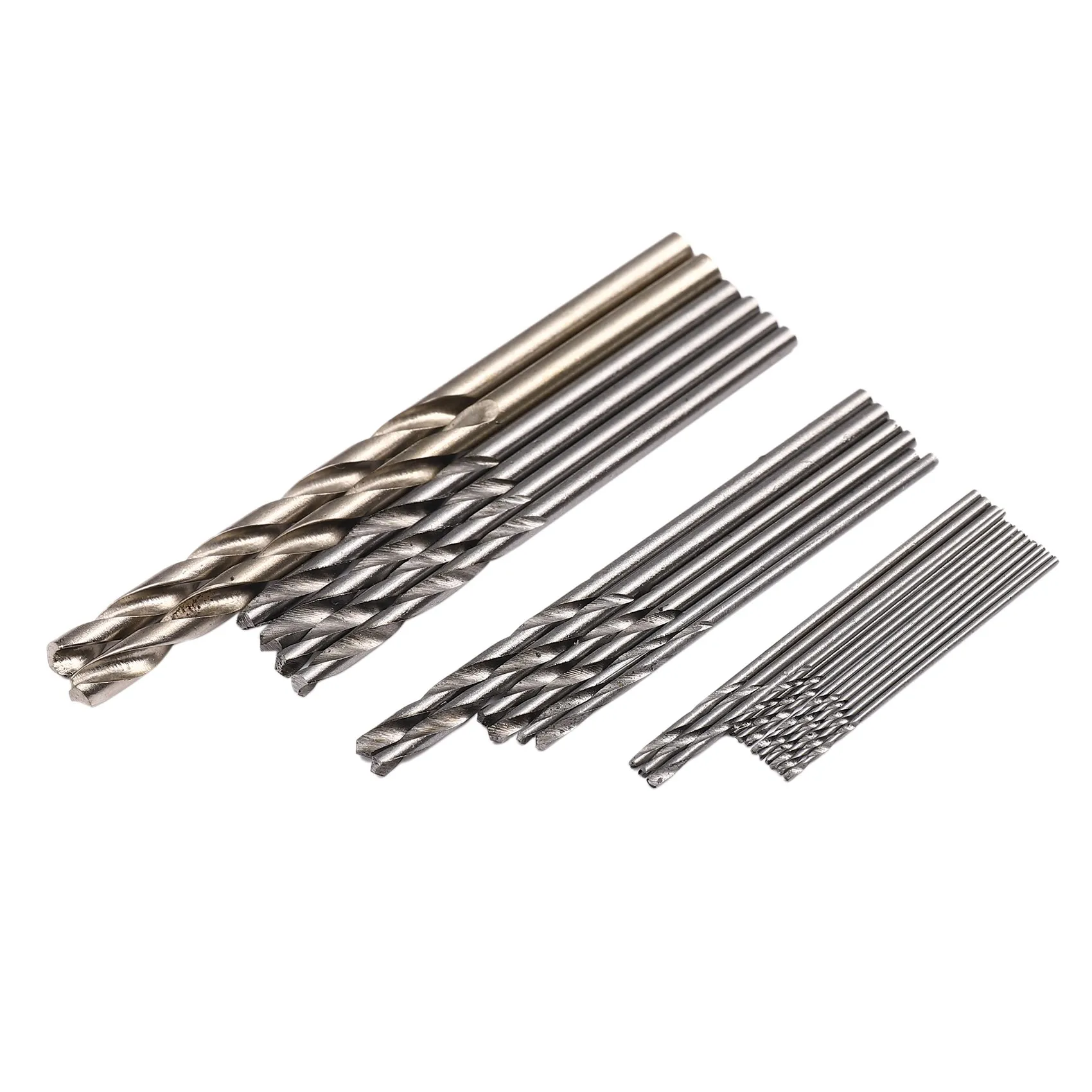 Сейчас в тренде, 25 шт., 0,5-3,0 мм, набор миниатюрных маленьких спиральных сверл с прямым хвостовиком, набор маленьких сверл для отверстий Bodhi