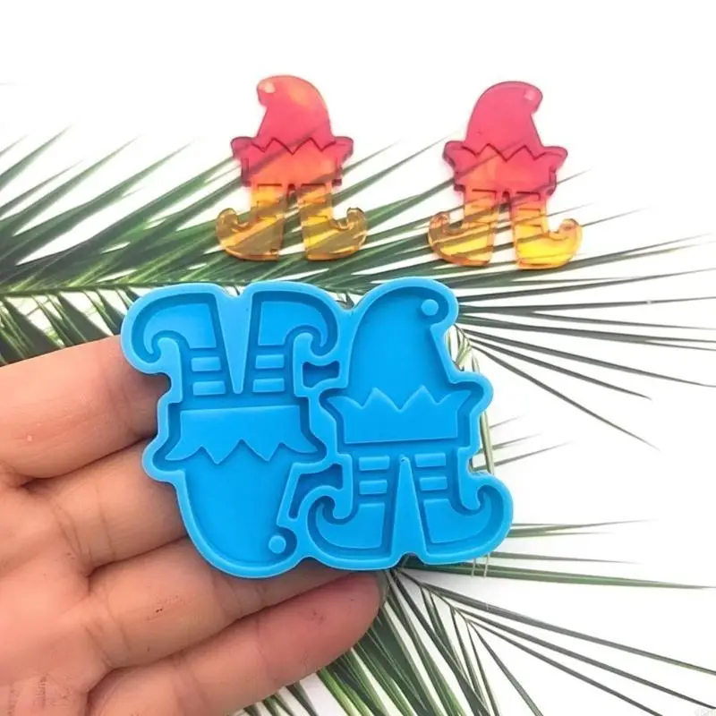  Holiday Theme Casting Silicone Mould for DIY Earrings Making Decorative Ornament