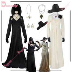 Village Moth Lady Evil Cosplay Fantasy Costume Resident 4 Remake Dress Girl Adult Vampire Lady Sexy Woman Adult Pendant RolePlay