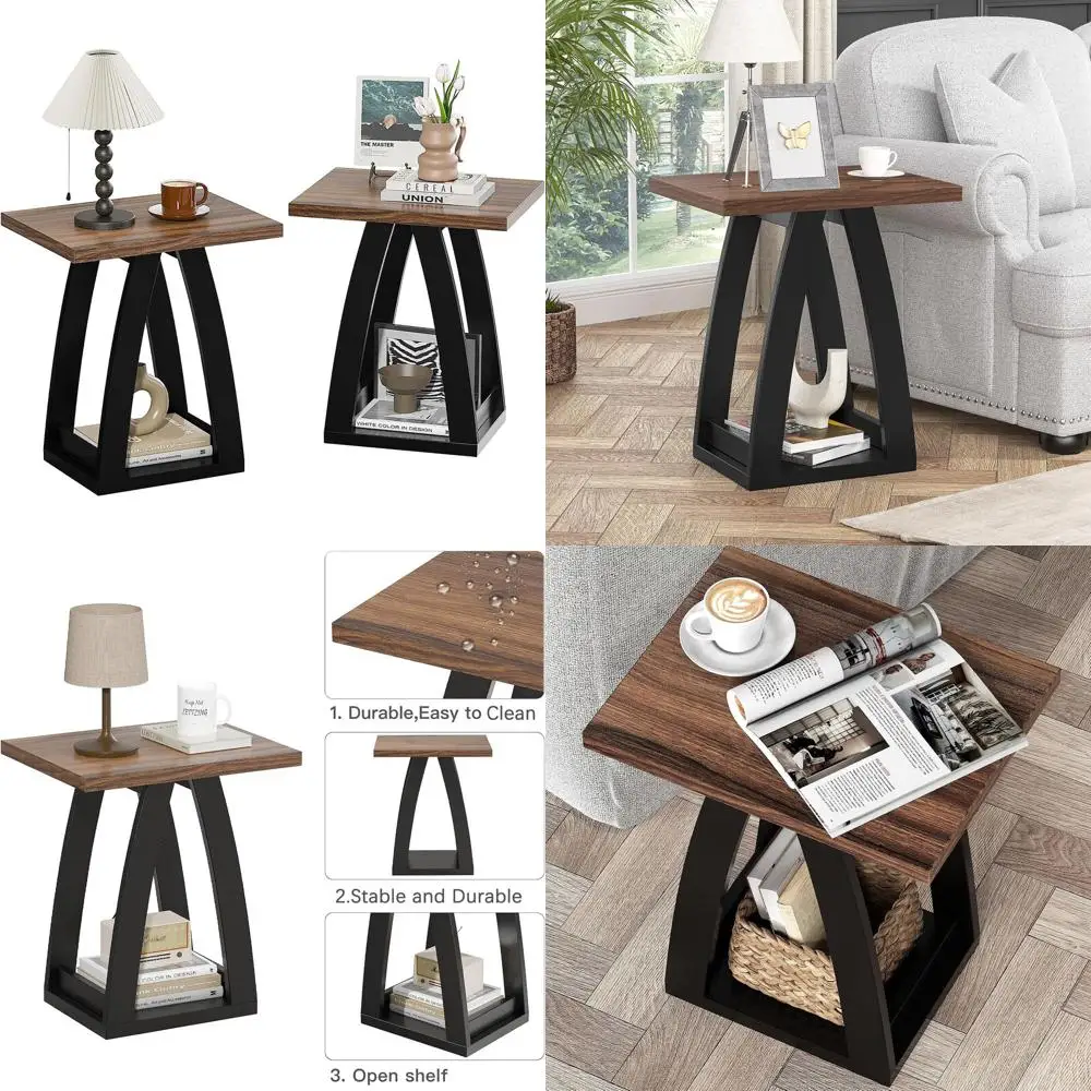 

Функциональные приставные столики для гостиных и спален с возможностью хранения вещей