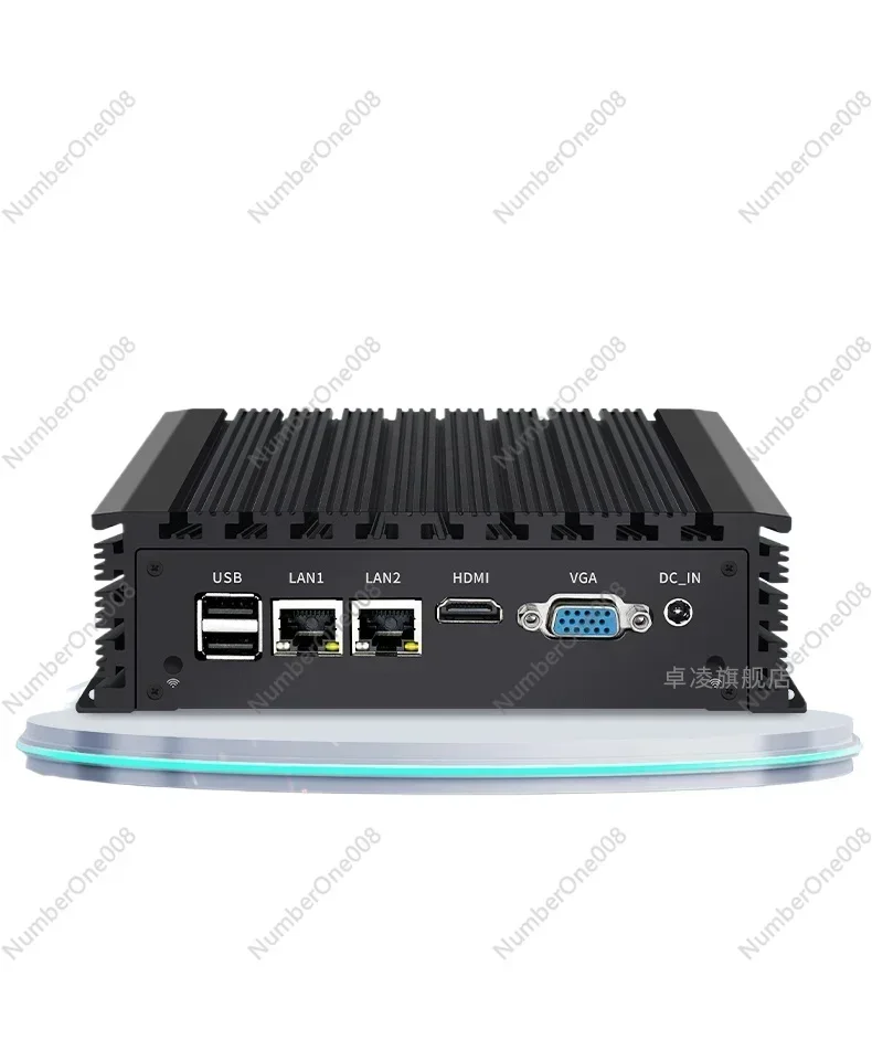 Mini Industrial Computer Host Fanless Industrial Small Computer Dual Network 2 Serial Embedded Mini Mini Low Power Consumption