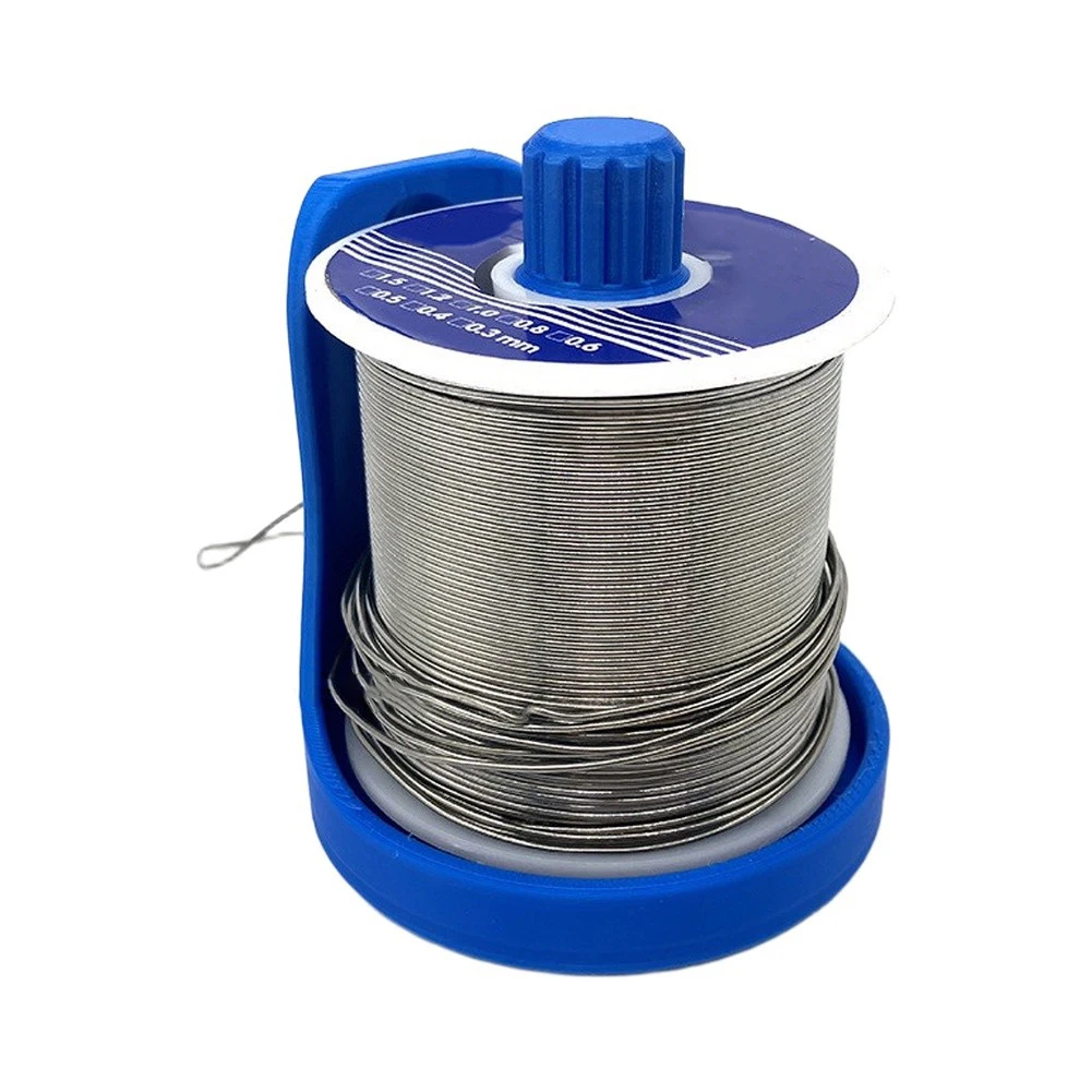 Solder Wire Holder Bracket Designed for Stable Placement of Standard Solder Rolls Without Slipping or Tipping on Desktop