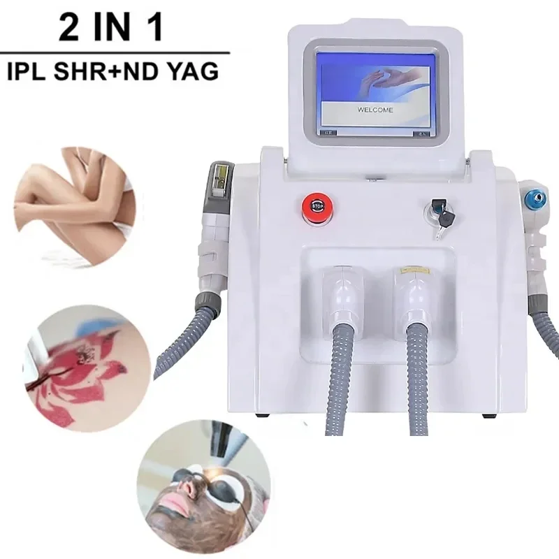 

2 in 1 Multifunctional Professional Beauty Equipment IPL OPT Hair Removal ND Yag Laser Tattoo Removal Pico second Machine 2024