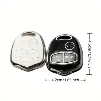 適用於三菱 Evolution Lancer EX Grandis Outlander Triton Pajero ASX 的鑰匙圈保護套 - 耐用保護鑰匙殼 10 最佳銷售 三菱鑰匙圈套 - №8