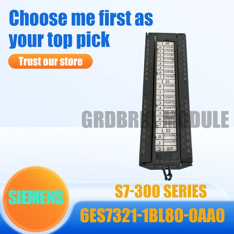 

New Original SIEMENS 6ES7321-1BL80-0AA0 S7-300 SM321 Digital Input Module 32DI 24V DC PLC Module