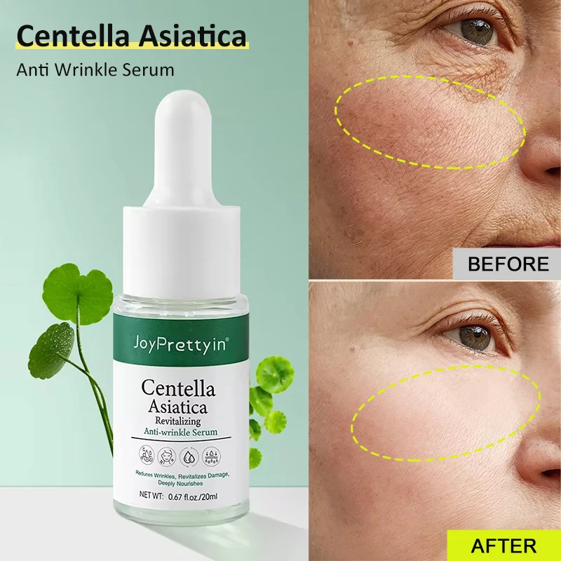 

Centella Serum for Face Wrinkle Removal Hyaluronic Acid Whitening Anti-Aging Facial Fade Fine Line ifting Firming Skin Care