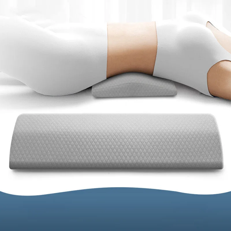 Detachable Memory Foam Lumbar Pillow, Ergonomic Slow‑Rebound Waist Cushion for Sleeping Home Use