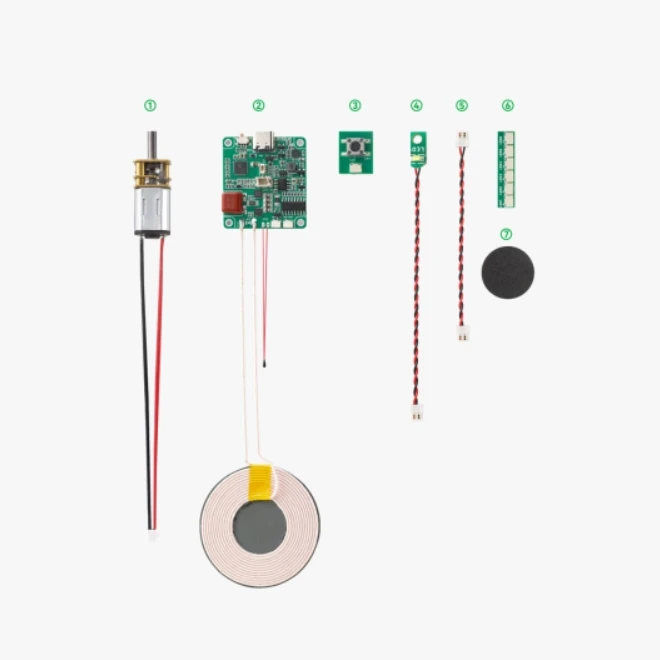 طابعة Bamboo Lab K012 ثلاثية الأبعاد ، شاحن هاتف محمول لاسلكي ، مكون نموذج إبداعي ، طباعة ثلاثية الأبعاد ، هدايا ذاتية الصنع ، أصلية