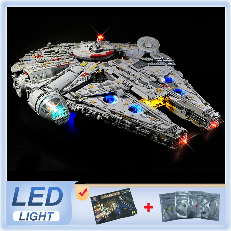 

DIY радиоуправляемая лампочка, набор для LEGO 75192 Millennium Falcon (только лампочка, без модели блоков)