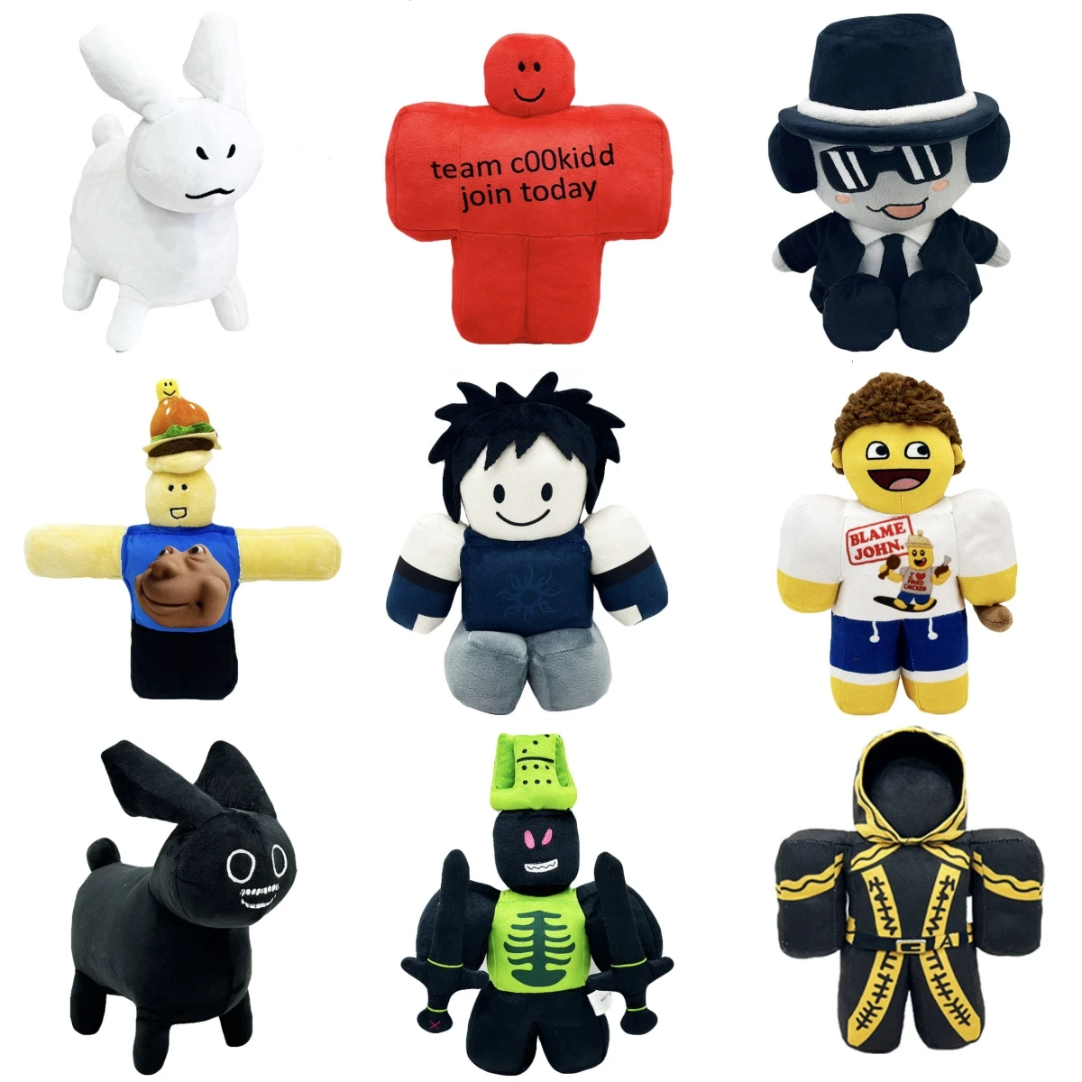 

Forsaken Two Time Taph c00kidd 007n7 Shedletsky Plush Toys Game Plushies Stuffed Toys Kids Child Birthday Christmas Gifts