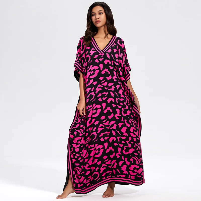 Robe de plage bohème pour femme, vêtements d'été, maillots de bain, couvertures, robe maxi trempée, tenue de bain