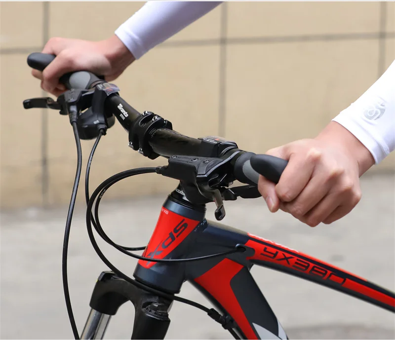 WEST BIKING Ergonomische Fahrradgriffe Lock-on Lenkerüberzug MTB Mountainbike Rutschfester Lenker-Endgriff Fahrradzubehör 1 Paar – Detail 3