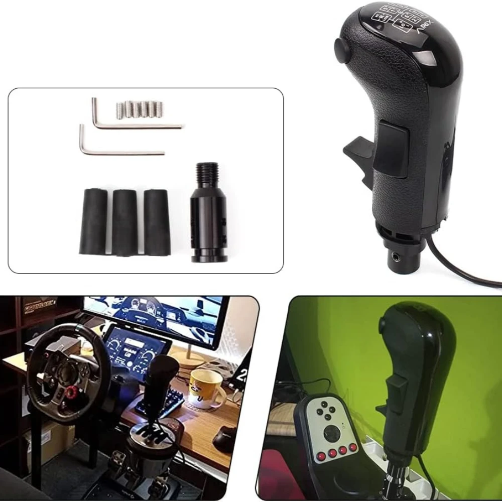 pc-18-speed-gear-shifter-knob-usb-for-logitech-g29-g27-g25-g920-g923-for-th8a-for-truck-simulator-ats-ets2-festival-gift