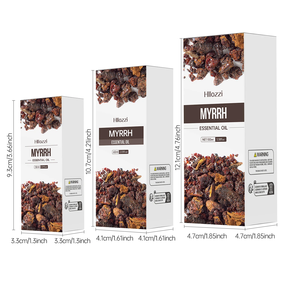 100ml/60ml/30ml Myrrh Essential Oil Skin care essential oils Suitable for all skin types Long-lasting fragrance Aromatherapy