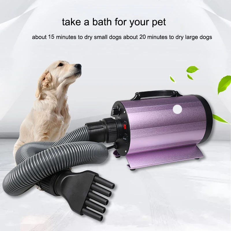 Máquina automática de secador de plástico para pêlos de animais de estimação, secadores de cuidados para cães para animais de estimação