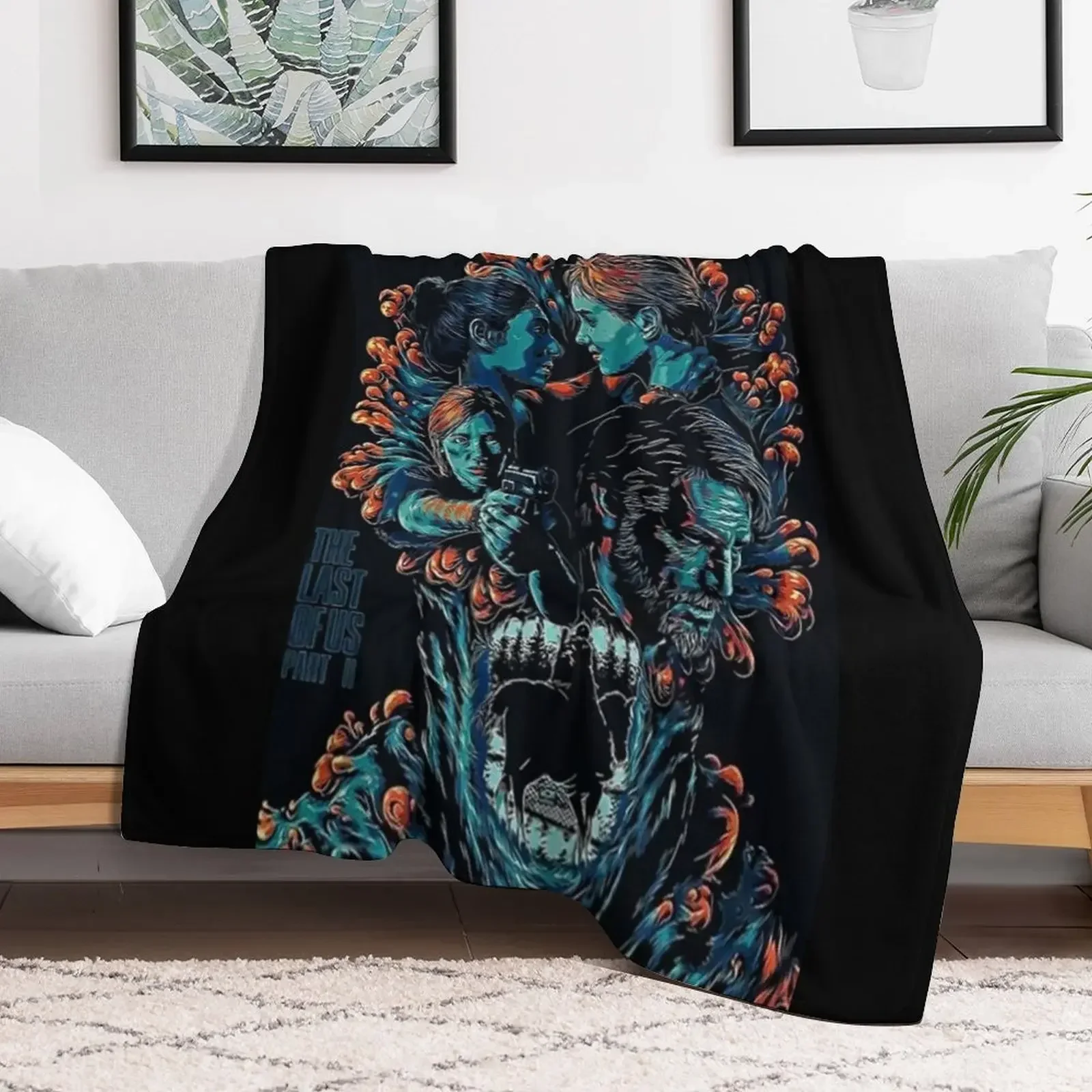

Last Of Us Throw Blanket Soft Beds Camping Blankets Heavy warm winter Tourist Weighted Blankets