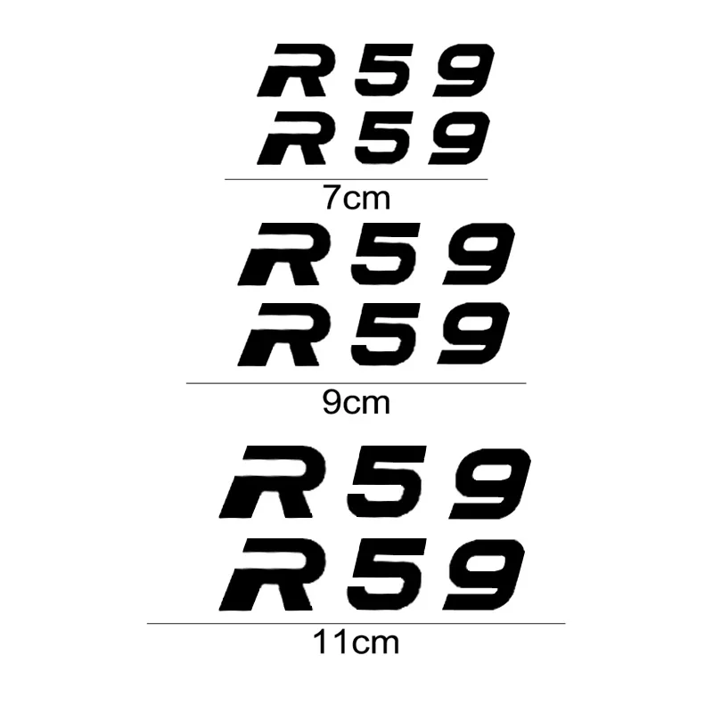 Vehicle Wheel Brake Caliper Cover Sticker Modification for MINI R59 Logo Coopers R52 R54 R55 R57 R55 R60 Clubman F54 F55 F56 F57