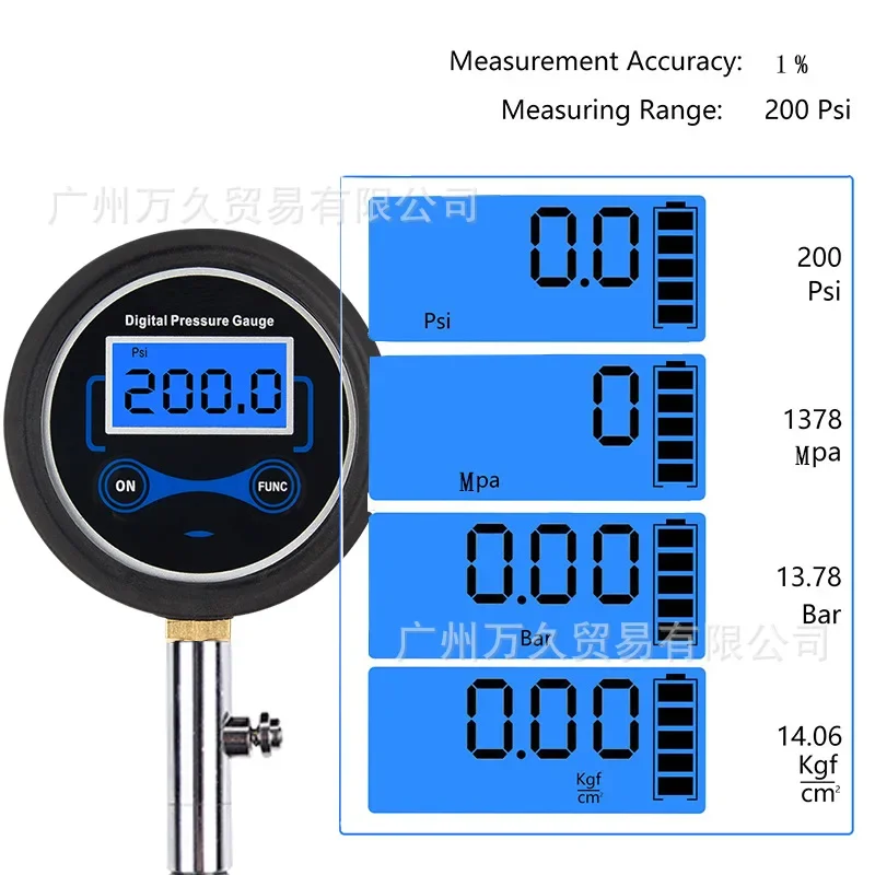 

Monitor Auto Tire Pressure Gauge LCD Digital Tyre Tester High Precision System Test Accessories for Car Truck Vehicle Motorcycle