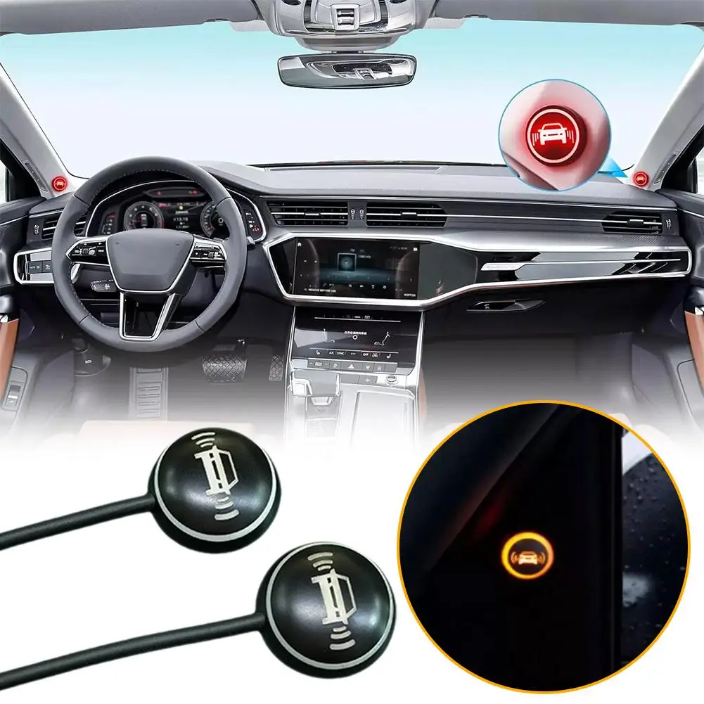 2-Pack Car Blind Spot Detection System with Lane Change Assist, Kit Safety Vehicle Alarm Light Warning Driving Accessories V5B4