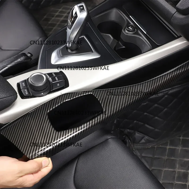For BMW 1 Series F20 F21 116I 118I 12-18 2 Series F22 F23 ABS Carbon Fiber Multimedia Panel Decoration Stickers Car Accessories