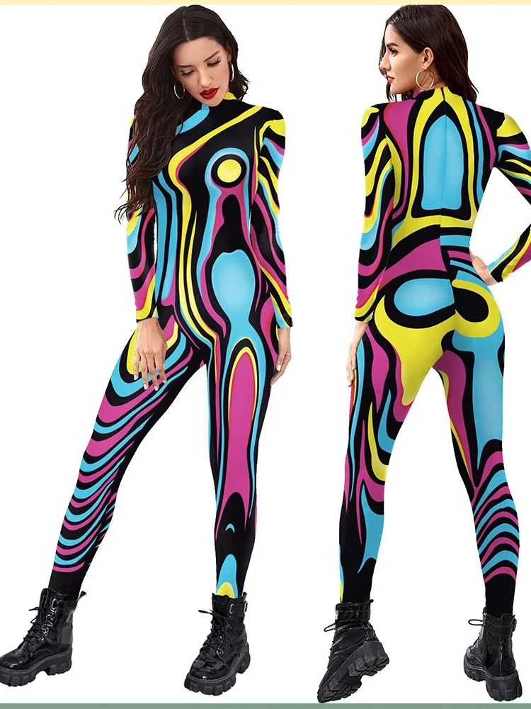 

2024 Cisas Performance Costume Jumpsuit loween Role-plang One-piece Suit Women's Ethnic Stage Costume Traditional Hanfu