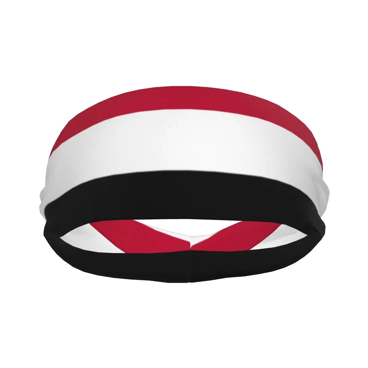 Custom Yemen Flag Sport Headbands for Women Men Stretchy Moisture Wicking Gym Sweatband